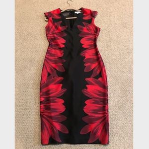 New York & Company | Black & Red Sheath Dress